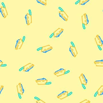 Tartar sauce condiment vector seamless pattern 스톡 일러스트