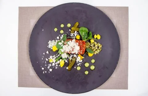 Tartar from tomatoes Foto stock