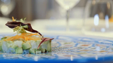 Tartare dish. Stock Footage 113848113