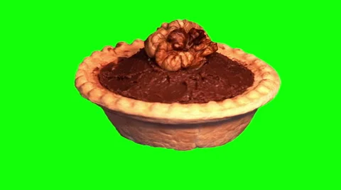 Tartlet with chocolate paste and walnut Stock Footage 48457470