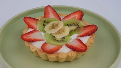 Tartlet close up rotate Stock-Footage 236905568