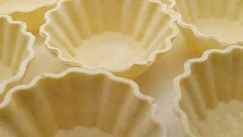 Tartlets without filling Stock Footage 167094326