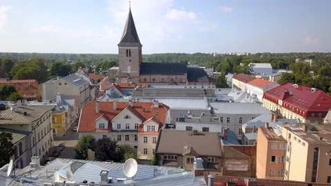 Tartu in summer Stock Footage