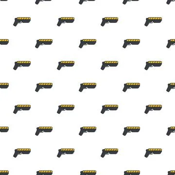 Taser electric weapon pattern background for security 스톡 일러스트