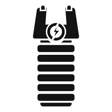 Taser law icon simple vector. Police tazer Stock Illustration