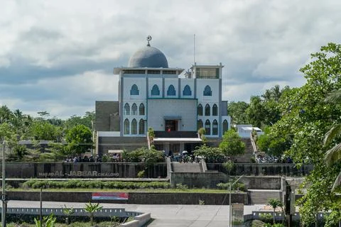 Tasikmalaya, West Java, Indonesia - June 04, 2022. Al-Jabbar Cikalong mosque Stock Photos
