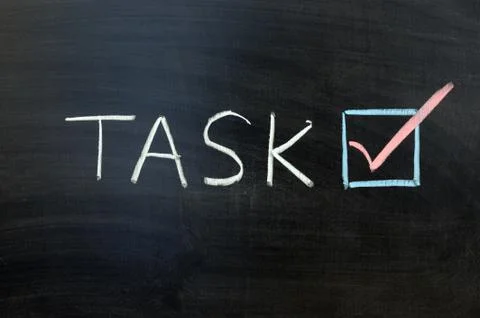 Task accomplished Stock Photos