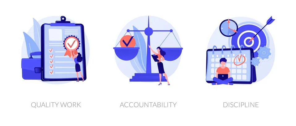 Task and project management vector concept metaphors. Illustrazione stock