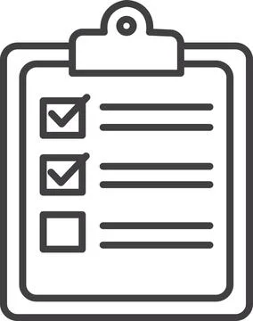 Task Checklist Clipboard Stock Illustration