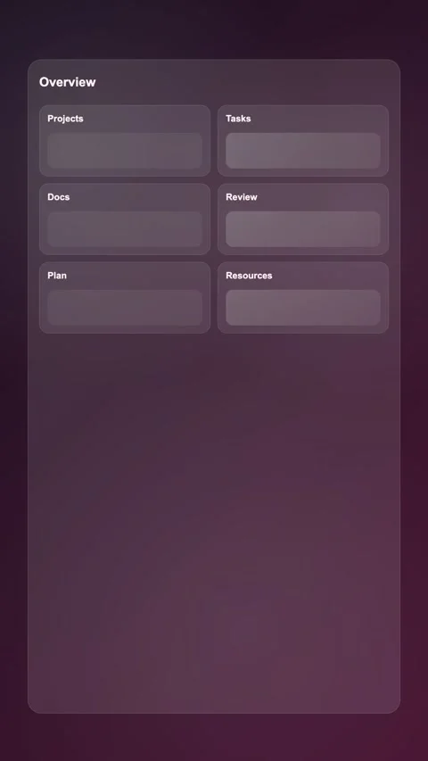 Task Collaboration Hub Premium Gradient SaaS Interface Vertical Animation Stock Footage 345154468