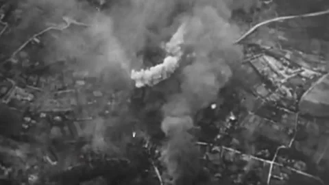 The Task Force 58 in the battle for Okinawa. June 1945  (11) Video stock 235863647