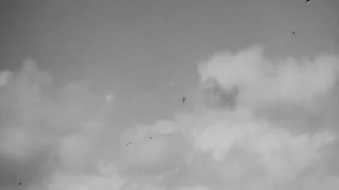 The Task Force 58 in the battle for Okinawa. June 1945  (17) Video stock 235863733