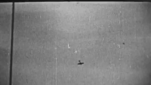 The Task Force 58 in the battle for Okinawa. June 1945  (18) Video stock 235863753