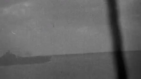 The Task Force 58 in the battle for Okinawa. June 1945  (43) Video stock 235864227