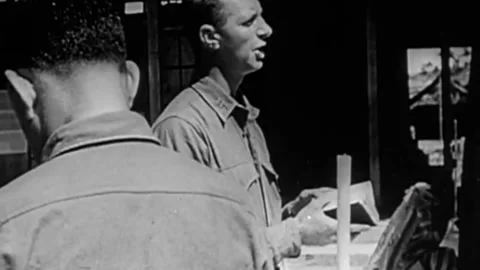 The Task Force 58 in the battle for Okinawa. June 1945  (49) Video stock 235864387