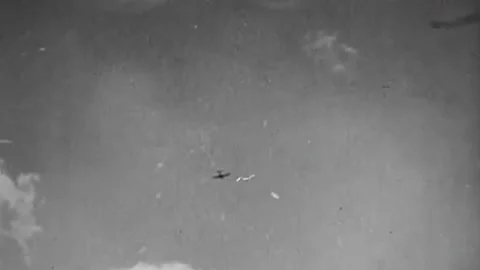 The Task Force 58 in the battle for Okinawa. June 1945  (55) Video stock 235864555