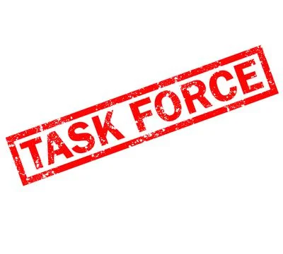 Task force stamp sign. task force grunge rubber stamp on white background. Stock Illustration