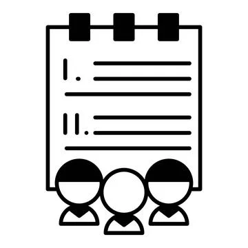 Task Group Dualtone Icon Stock Illustration