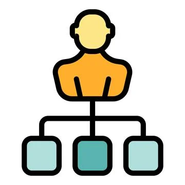 Task group icon vector flat Illustrazione stock