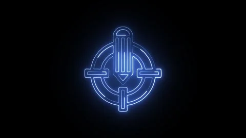Task Icon Isolated on Black Background, Neon Checklist Line Motion Graphic .. Stock-Footage 327667398