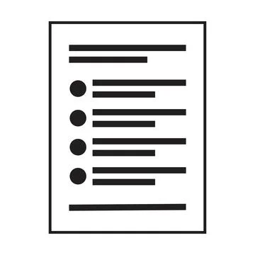 Task icon vector for business file data and documentation report in a glyph  스톡 일러스트