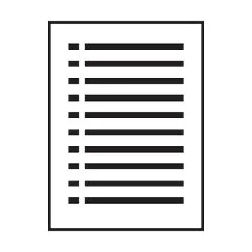 Task icon vector for business file data and documentation report in a glyph Illustrazione stock