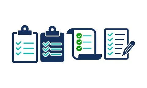 Task Icons for Productivity Tools Ilustración de archivo
