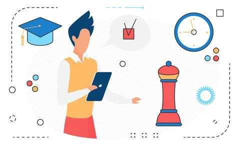 Task issue resolution application effective technique Illustrazione stock
