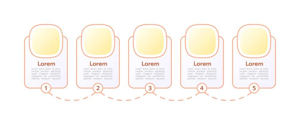Task life cycle infographic chart design template Stock Illustration