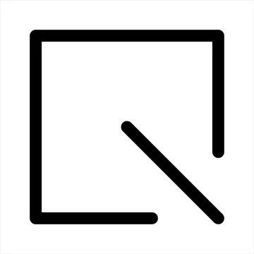 Task line icon vector illustration isolated on white background Illustrazione stock