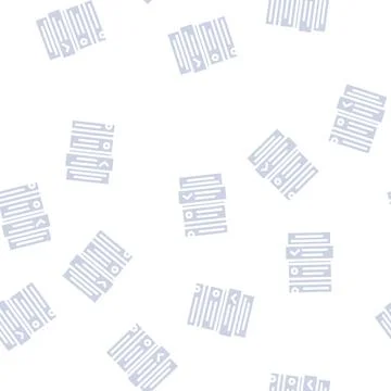 Task list glyph vector seamless pattern Stock Illustration