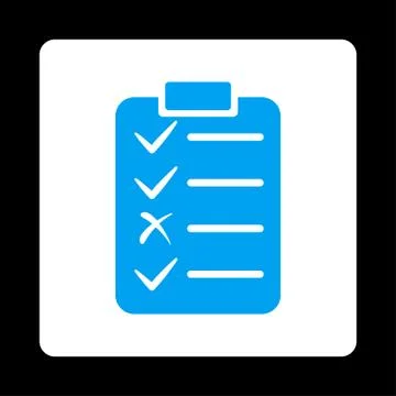 Task List Icon from Commerce Buttons OverColor Set Illustrazione stock