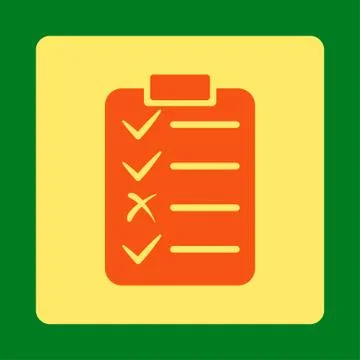 Task List Icon from Commerce Buttons OverColor Set Stock Illustration