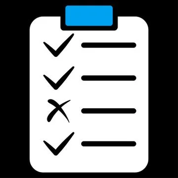 Task List Icon from Commerce Set Illustrazione stock