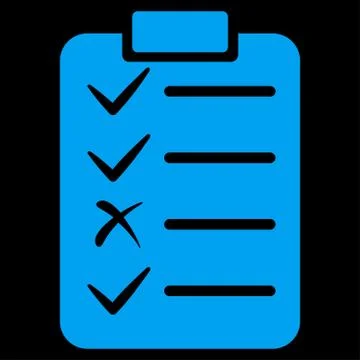 Task List Icon from Commerce Set 스톡 일러스트