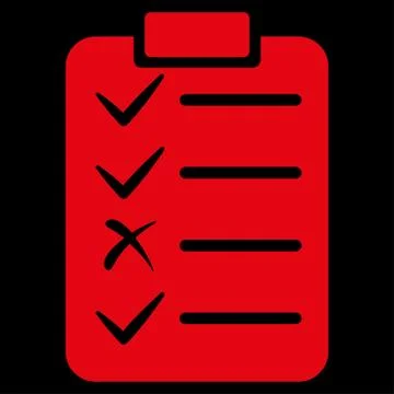 Task List Icon from Commerce Set Illustrazione stock