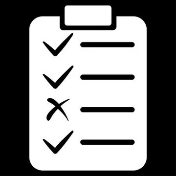 Task List Icon from Commerce Set 스톡 일러스트