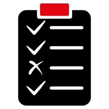 Task List Icon from Commerce Set Illustrazione stock