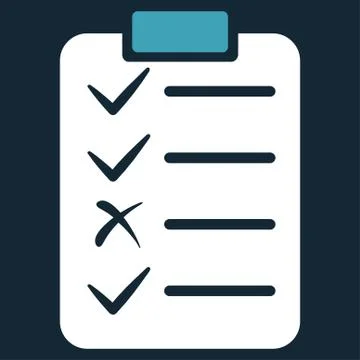 Task List Icon from Commerce Set 스톡 일러스트