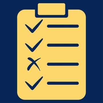 Task List Icon from Commerce Set 스톡 일러스트