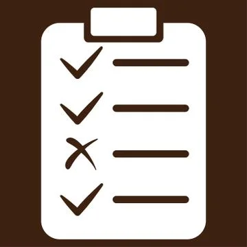 Task List Icon from Commerce Set Stock Illustration