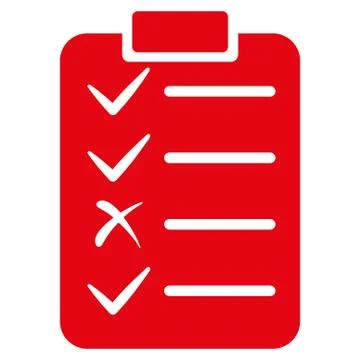Task List Icon from Commerce Set Stock Illustration