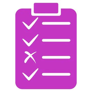 Task List Icon from Commerce Set 스톡 일러스트