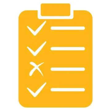 Task List Icon from Commerce Set 스톡 일러스트