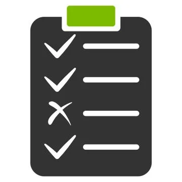 Task List Icon from Commerce Set Stock Illustration