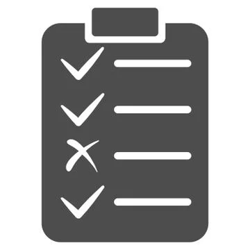 Task List Icon from Commerce Set 스톡 일러스트