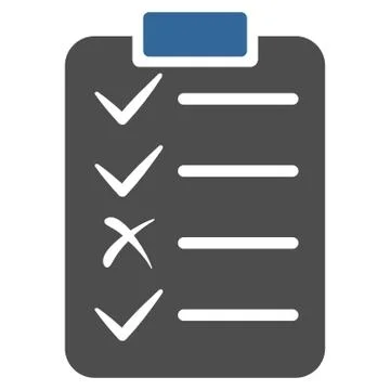 Task List Icon from Commerce Set 스톡 일러스트