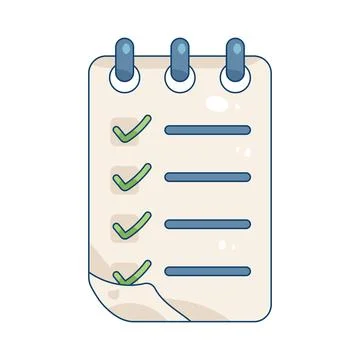 Task list Stock Illustration