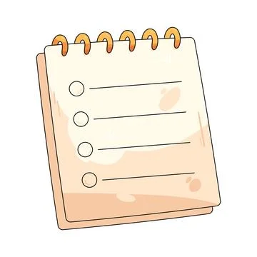 Task list Stock Illustration