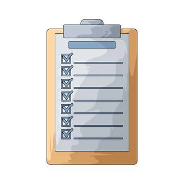 Task list illustration Stock Illustration